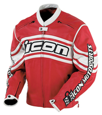 Icon Daytona Red Leather Jacket